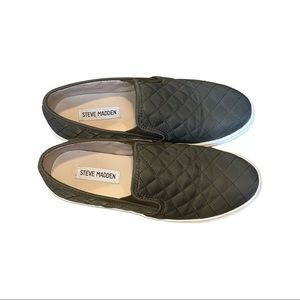 Steve Madden Ecentrcq Quilted Slip Ons